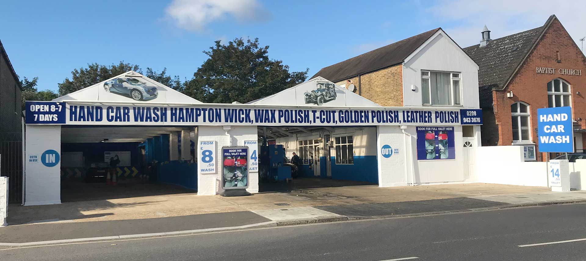 Hampton Wick Car Wash team at work